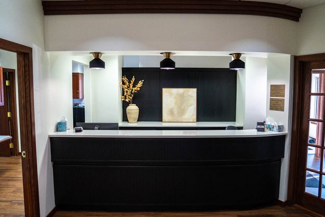 front desk at Allouez Family Dental
