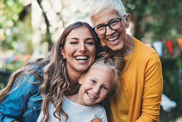 family of three generations